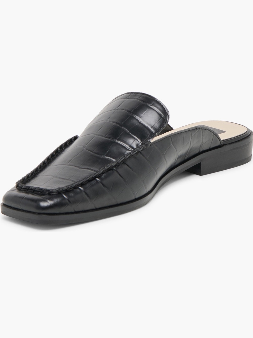 NEW Dolce Vita Brevyn Mule In Midnight Croco Print Stella - Picture 6 of 11